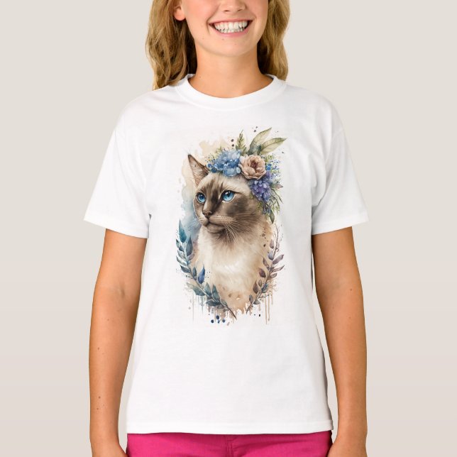 Camiseta Siamese Cat (Frente)