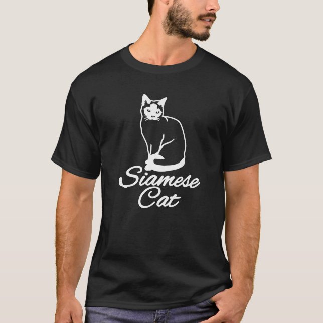 Camiseta Siamese Cat (Frente)