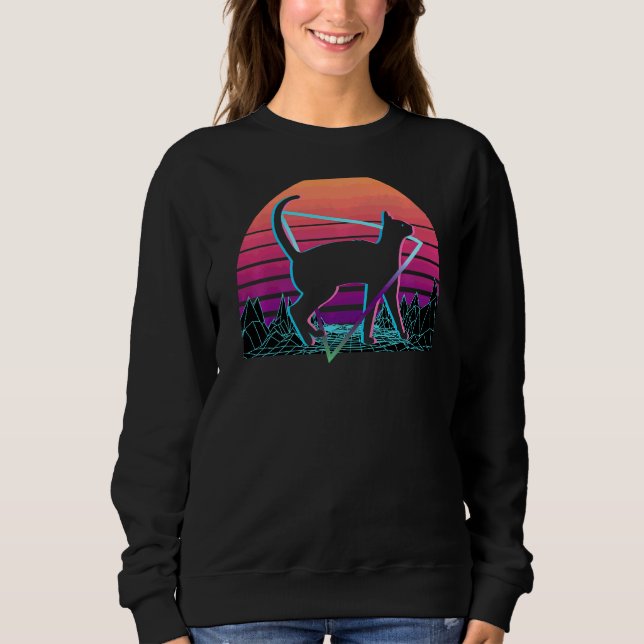 Camiseta Siamese Cat Retro (Frente)