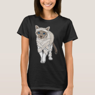 Camiseta Siamese Halloween Mummy
