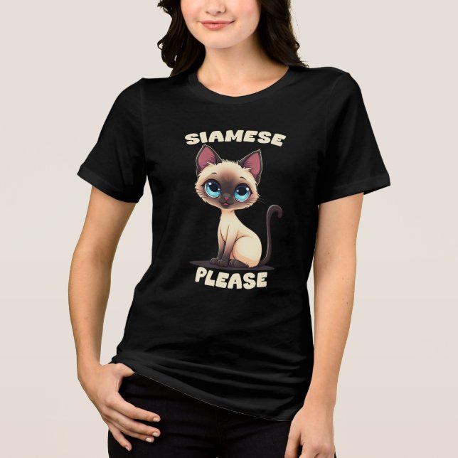 Camiseta Siamese, por favor (Frente)
