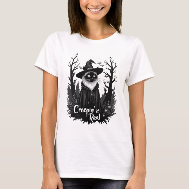 Camiseta Siamese Spellbound: Creepin' It Real (Frente)