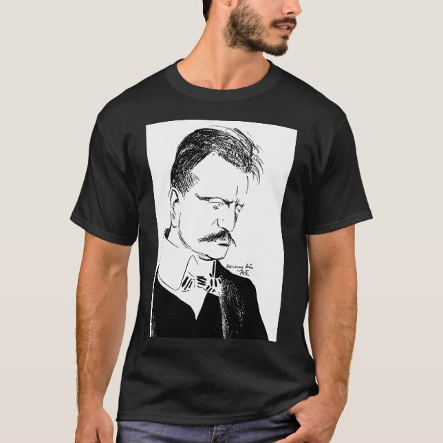 Camiseta Sibelius: esboço por Albert Engström (1904) (Frente)