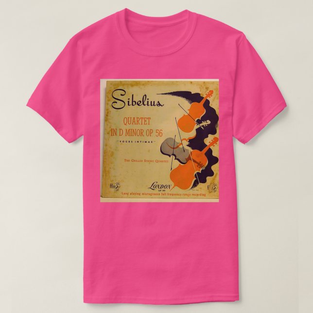 Camiseta Sibelius Griller String Quartet (Frente do Design)