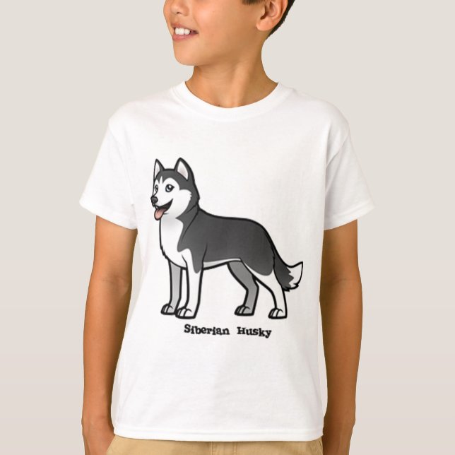 Camiseta Siberian Husky (Frente)