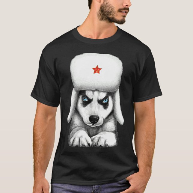 Camiseta Siberian Husky 33 (Frente)