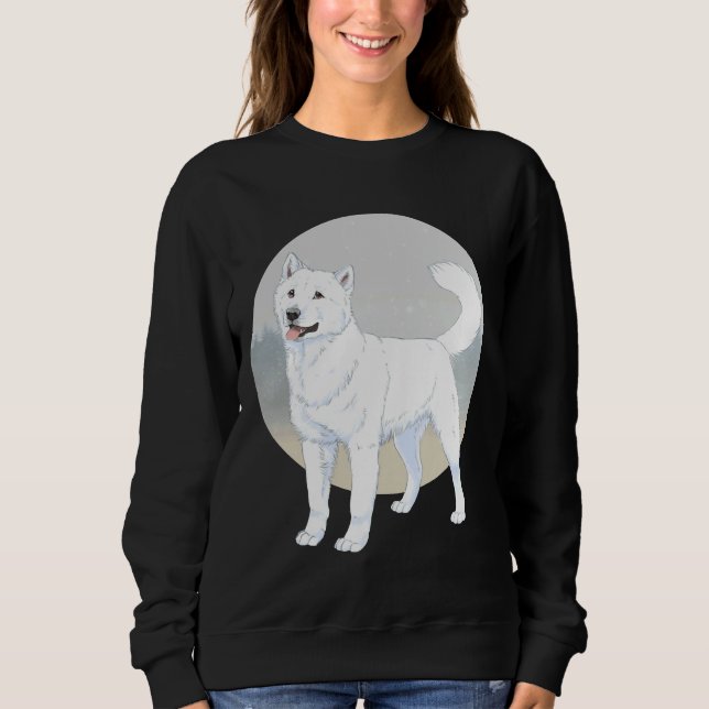 Camiseta Siberian Husky Alaskan Malamute White (Frente)