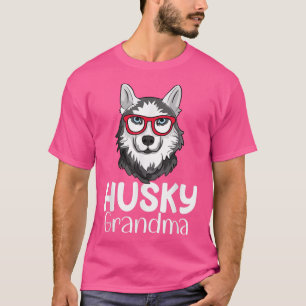 Camiseta Siberian Husky Avó Pawma Cão Avós Gran