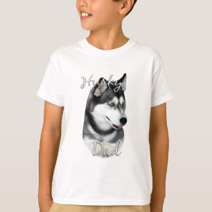 Camiseta Siberian Husky (blk) Pai 2