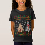 Camiseta Siberian Husky Christmas Ugly Sweater Santa Hat Re<br><div class="desc">Siberian Husky Christmas Ugly Sweater Santa Hat Reindeers</div>