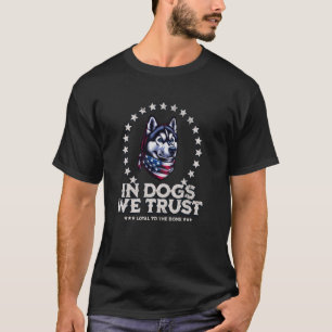 Camiseta Siberian Husky Dog Lover Patriotic USA Flag 4 de j