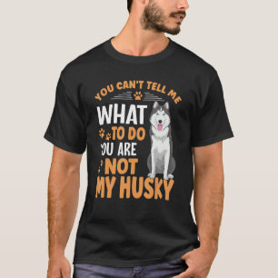 Camiseta Siberian Husky Dog Roupa Para Proprietário Rouco