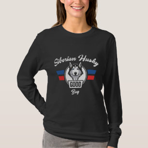Camiseta Siberian Husky Dog Training Good Boy K 9