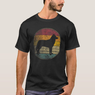 Camiseta Siberian Husky Dog Vintage - Estilo Retrovisor Des