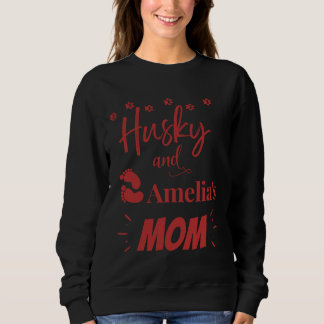 Camiseta Siberian Husky E Amelia Mãe