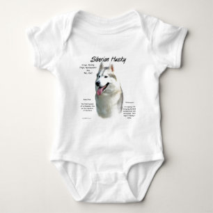 Camiseta Siberian Husky History Design