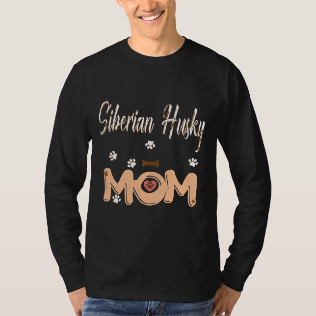 Camiseta Siberian Husky Mãe 6 (Frente)