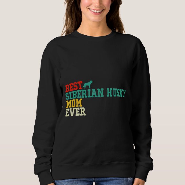 Camiseta Siberian Husky Mãe Nunca (Frente)