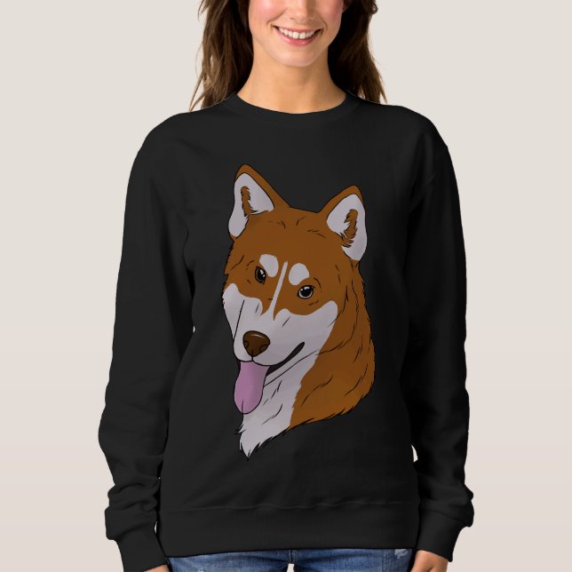 Camiseta Siberian Husky Red (Frente)
