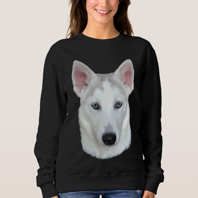 Camiseta Siberian Husky Sky (Frente)