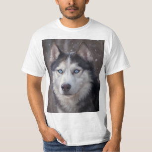 Camiseta Siberian Husky Winter