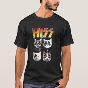 Camiseta Sibilo Engraçado Ca Sibilo Amante de Gatos Sibilo