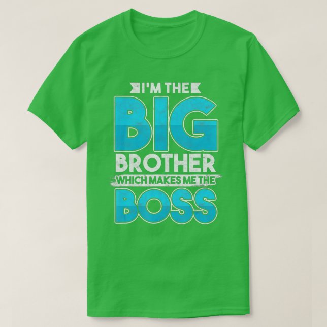 Camiseta Siblings Day Sister Brother Im The Big Brother The (Frente do Design)