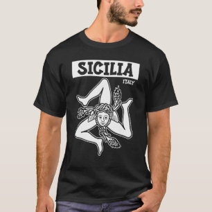 Camiseta Sicilia Bandeira Sicília Palermo Itália 2