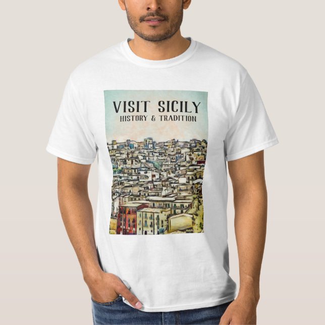 Camiseta Sicília - HISTÓRIA E TRADIÇÃO (Frente)
