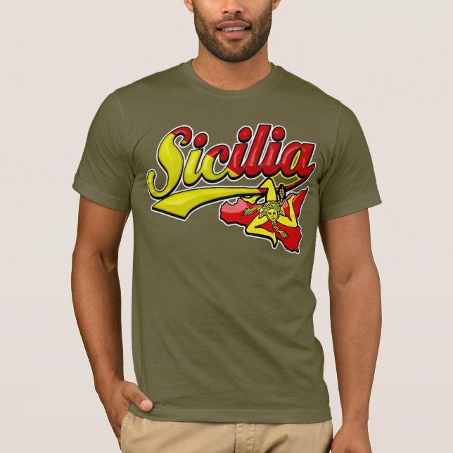 Camiseta Sicilia Sicilia Trinacria (Frente)