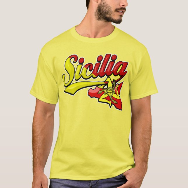 Camiseta Sicilia Sicilia Trinacria (Frente)