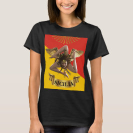 Camiseta Sicília / Siciliana Medusa Trinacria