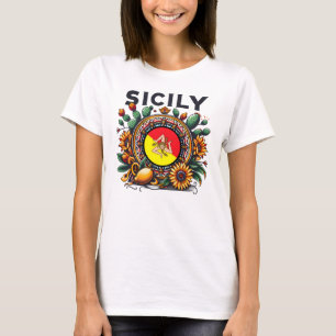 Camiseta Sicília Trinacria Siciliano