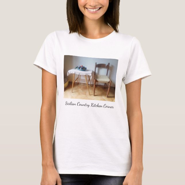 Camiseta Sicilian Country Kitchen Corner Tee Shirt (Frente)