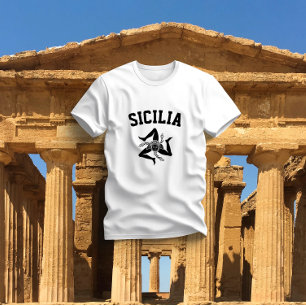 Camiseta Sicilian Trinacria Black