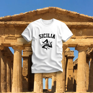 Camiseta Sicilian Trinacria Black