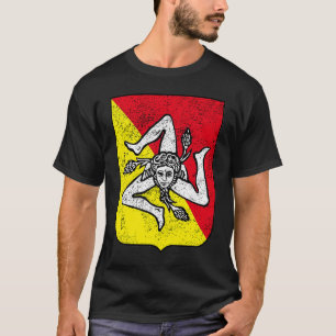 Camiseta Siciliana Souvenir Itália 2022 Homens Mulheres Cri