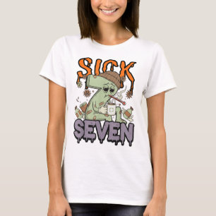 Camiseta Sick Seven Meme 67 Seis Sete Jogo de Pala