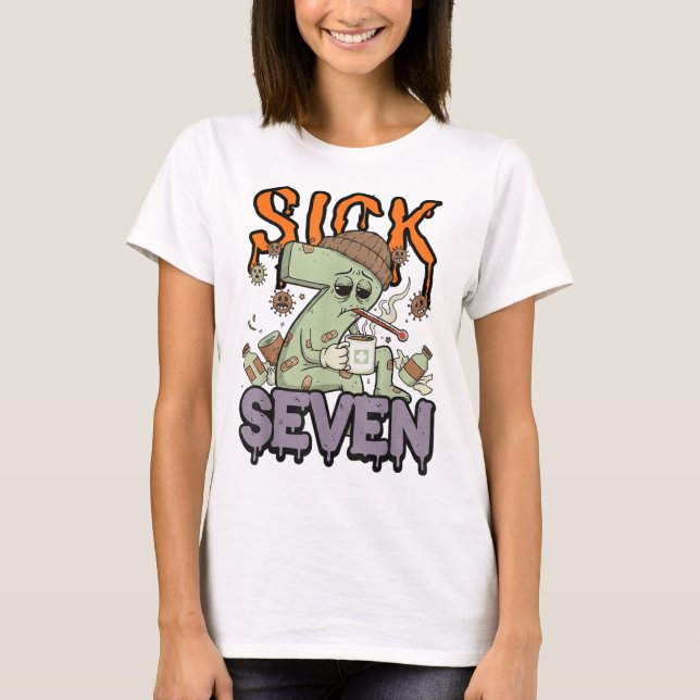 Camiseta Sick Seven Meme 67 Seis Sete Jogo de Pala (Frente)