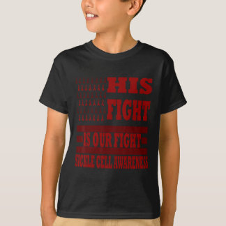 Camiseta Sickle Cell Awarness Support Squad Burgundy Ribbo