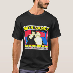 Camiseta Sid e Nancy Adoram Matares Essenciais