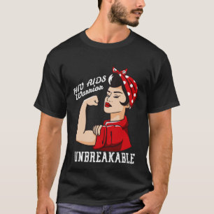 Camiseta Sida HIV Sensibilização Mês Guerreiro Isolável Str