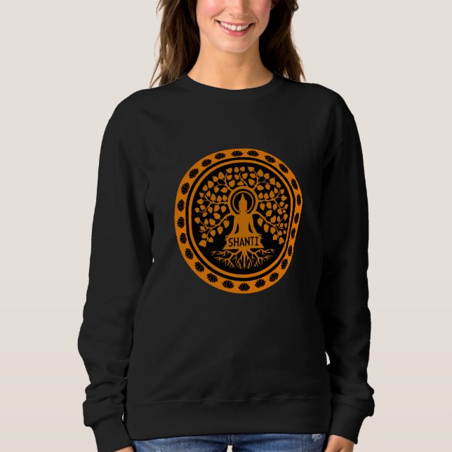 Camiseta Siddhartha Gautama, Arte Budista (Frente)