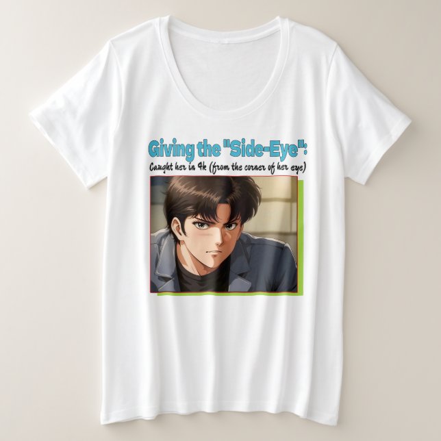 Camiseta Side-Eye 4K (Frente do Design)