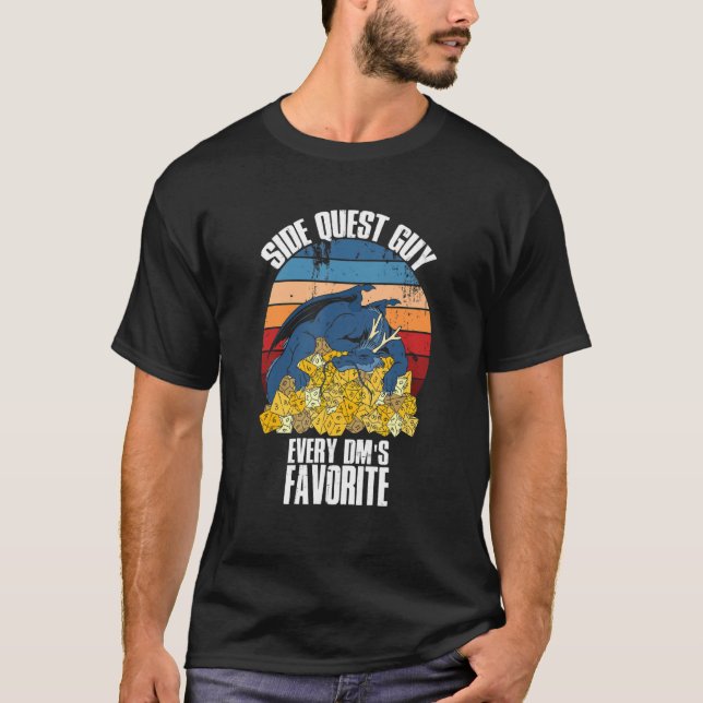 Camiseta Side Quest Guy Every DMs Favorite (Frente)