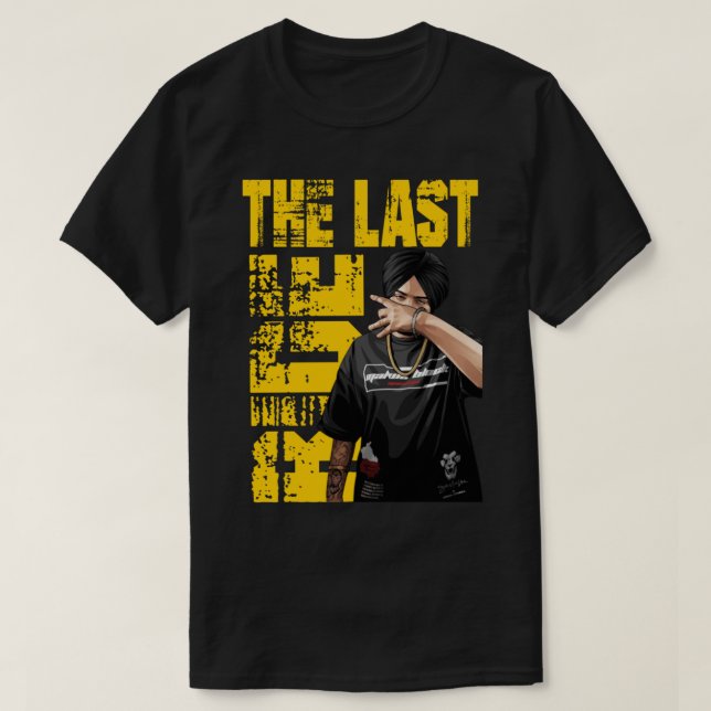 Camiseta Sidhu moose wala (Frente do Design)