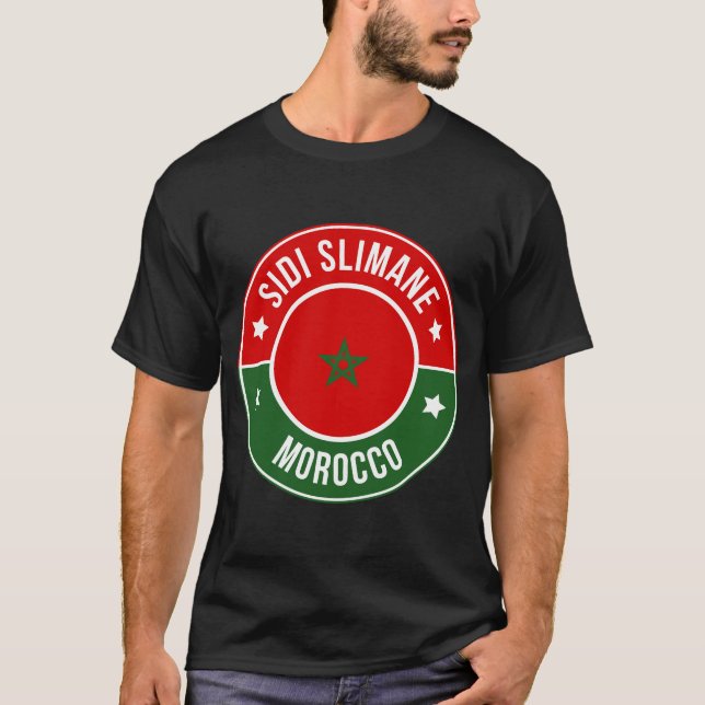 Camiseta Sidi Slimane, Cidade de Marrocos (Frente)