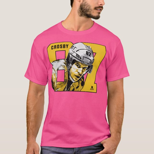 Camiseta Sidney Crosby Pittsburgh Número (Frente)