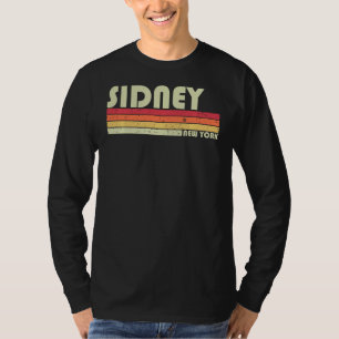 Camiseta Sidney Ny Nova York Funny City Home Roots Retro 70