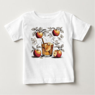 Camiseta sidra de maçã - sidra e folhas 🍎 🍂